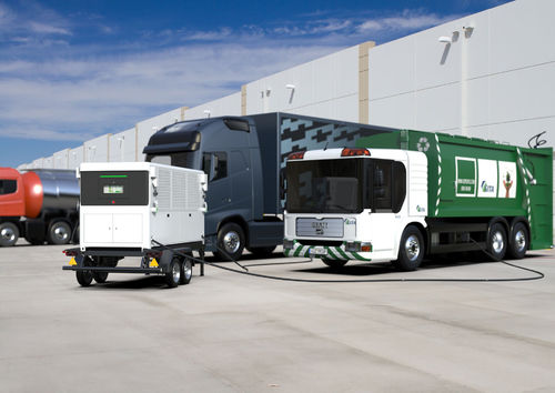 4-Gun Mobile Electric Vehicle Charging Station for Fleet Operations