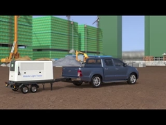 Outdoor 2kW Portable Light Tower Generator 180KW Charging Station Mobile Light Tower