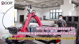 Why is it necessary to choose a genuine original factory when customizing charging piles in batches?