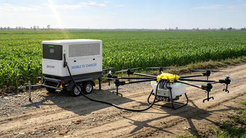 Latest company news about Mobile EV Charger vs Diesel Generator for Remote Drone Operations